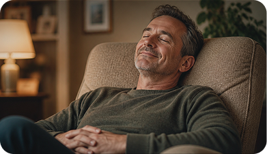 Sit back, relax and feel amazing