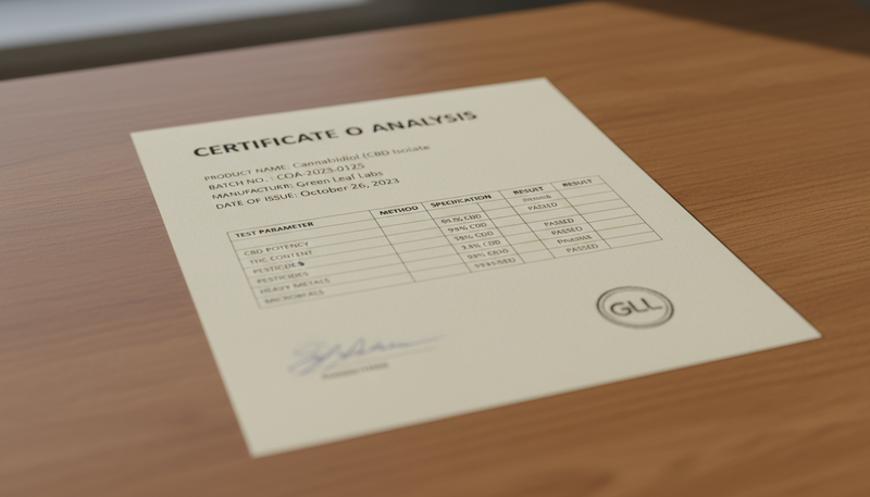 Certificate of Analysis (COA)